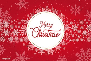 Merry Christmas typography design vector | Free stock vector - 511080