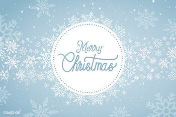 Merry Christmas typography design vector | Free stock vector - 511090
