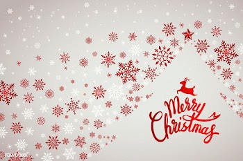 Merry Christmas typography design vector | Free stock vector - 511127