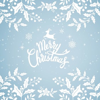 Merry Christmas typography design vector | Free stock vector - 511410