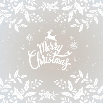 Merry Christmas typography design vector | Free stock vector - 511414