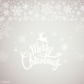 Merry Christmas typography design vector | Free stock vector - 511423