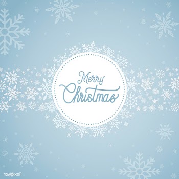 Merry Christmas typography design vector | Free stock vector - 511454