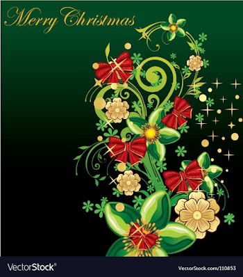 Merry christmas vector image
