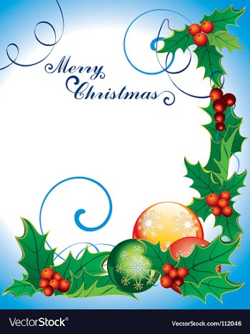 Merry christmas vector image