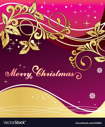 Merry christmas vector image