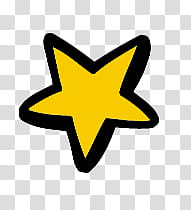 Merry Christmas, yellow star illustration transparent background PNG clipart