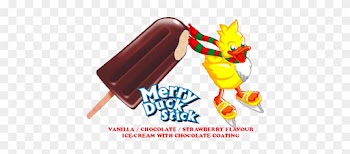 Merry Duck Stick Ice Cream - Aiskrim Merry Duck Stick