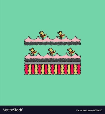 Merry-go-round icon in hatching style vector image