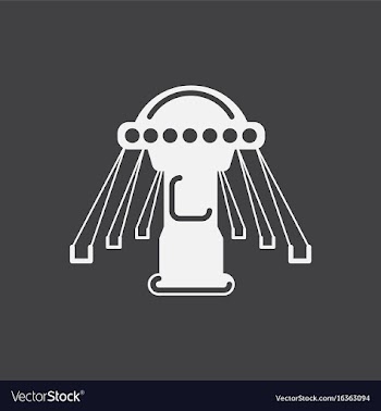 Merry-go-round icon vector image
