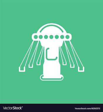 Merry-go-round icon vector image