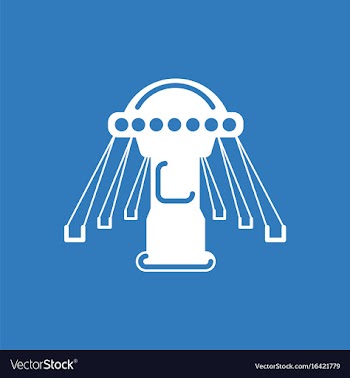 Merry-go-round icon vector image
