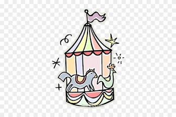 Merry Go Round Royalty Free Vector Clip Art Illustration - Royalty Payment