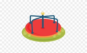 Merry Go Round Svg Scrapbook Cut File Cute Clipart - Merry Go Round Playgroundclip Art