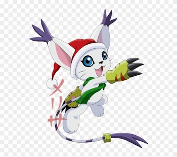 Merry Tailmon By Melhellmoon - Drawing