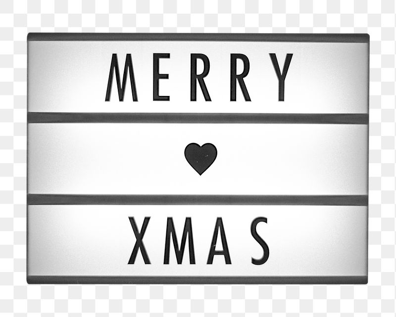 Merry Xmas png sticker, transparent | Free PNG - rawpixel