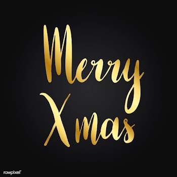 Merry Xmas typography style vector | Free stock vector - 517679