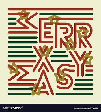 Merry Xmas vector image