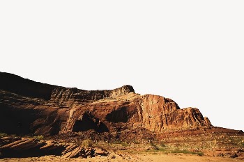 Mesa mountain border, Wild West | Free PSD - rawpixel