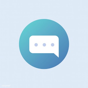 Messaging icon vector in blue | Free stock vector - 486905