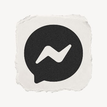 Messenger icon for social media | Free Icons - rawpixel