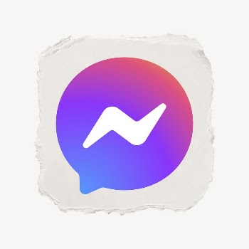 Messenger icon for social media | Free Icons - rawpixel
