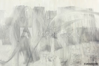 Messy concrete wall