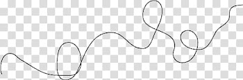 Messy Lines II, black line illustration transparent background PNG clipart