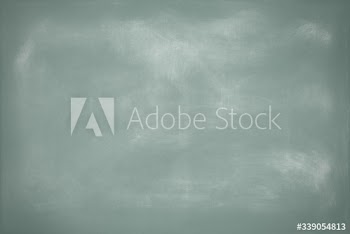 Messy school chalkboard