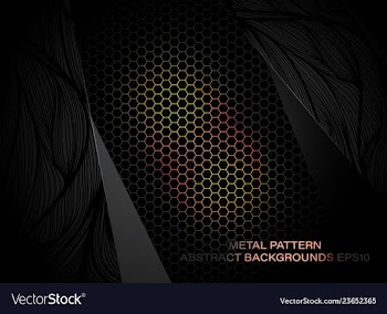 Metal art pattern vector image