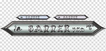 Metal banner PSD , Barrer illustration transparent background PNG clipart