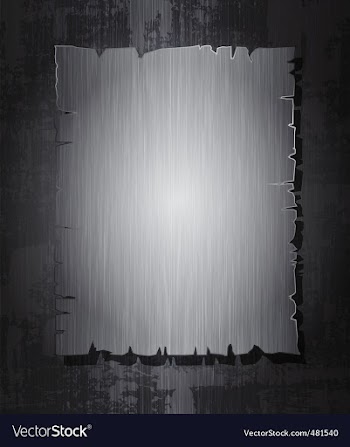 Metal banner vector image