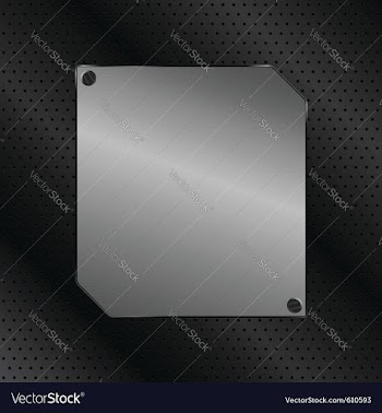  					Metal board vector image														