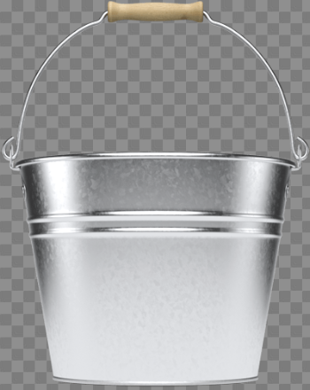 Metal Bucket PNG Download Image