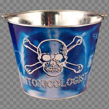 Metal Bucket PNG Image with Transparent Background