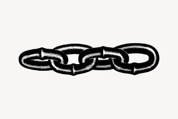 Metal chain drawing clipart, vintage | Free Vector - rawpixel