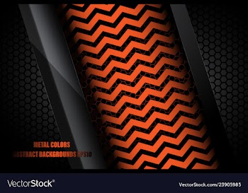 Metal colors in dark scene vector image