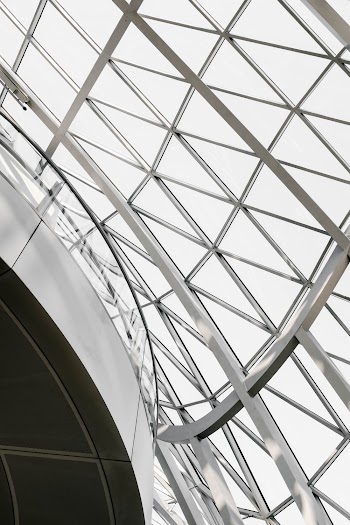 Metal Frame Glass Ceiling