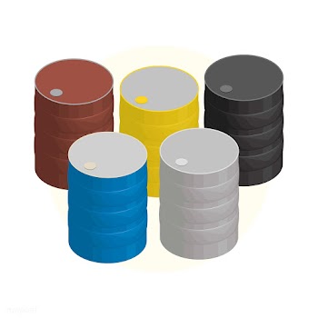 Metal liquid container isolated on background | Free stock vector - 393267