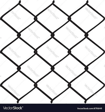 Metal Mesh Fence2 vector image