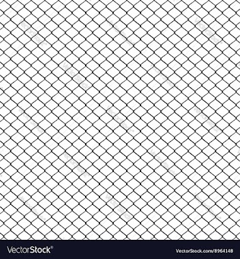 Metal Mesh Fence4 vector image