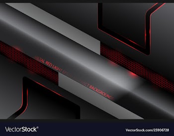 Metal red lighting scene vector image