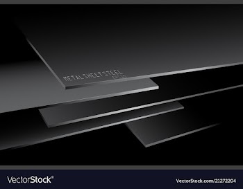 Metal sheet steel stacked vector image