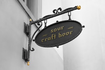 Metal Sign Mockup sour craft beer 