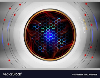Metal surface shape scene vector image