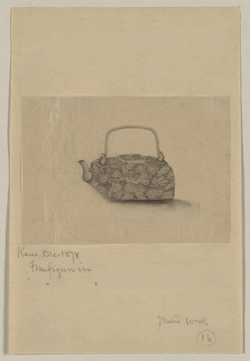 [Metal teapot with floral designs]. | Free Photo - rawpixel