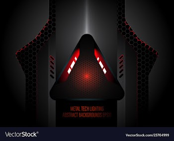 Metal tech lighting vector image