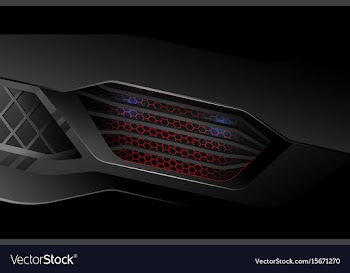 Metal techno surface scene vector image
