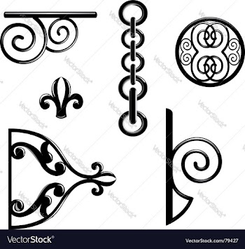 					Metallic decorations vector&nbsp;image														