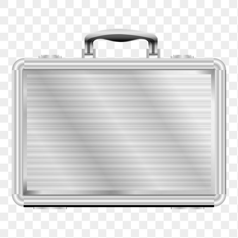 Metallic suitcase png sticker, object | Free PNG - rawpixel